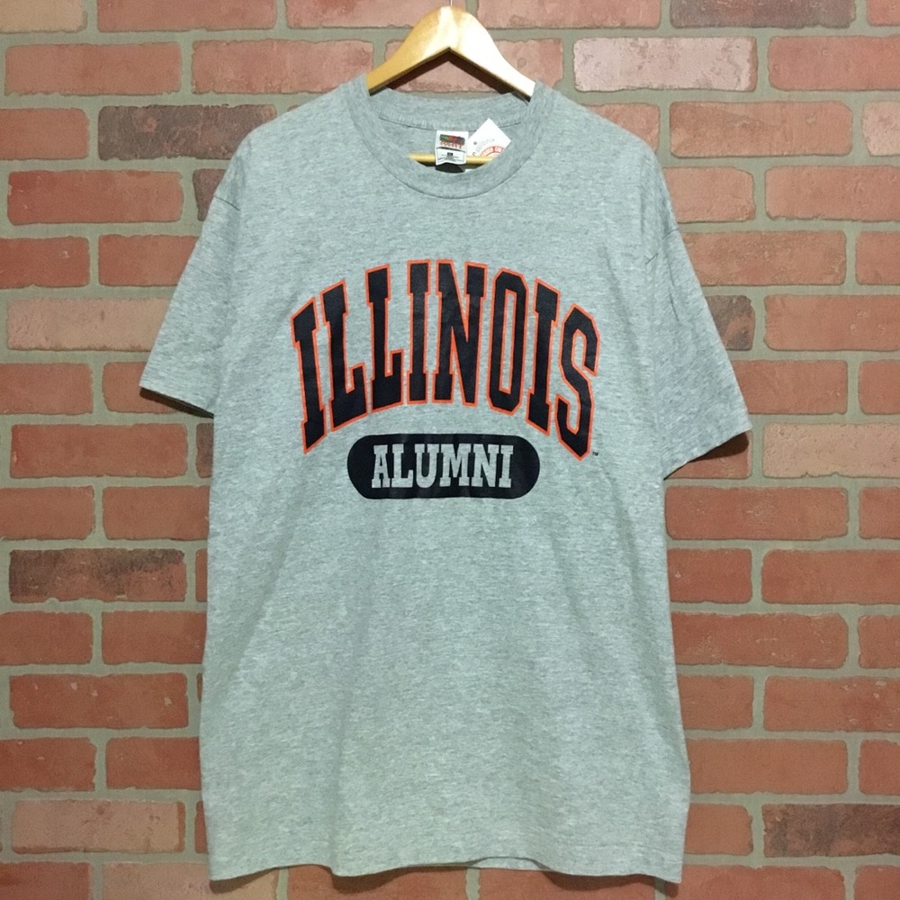 Mens XL Vintage 90s Illinois University t-shirt